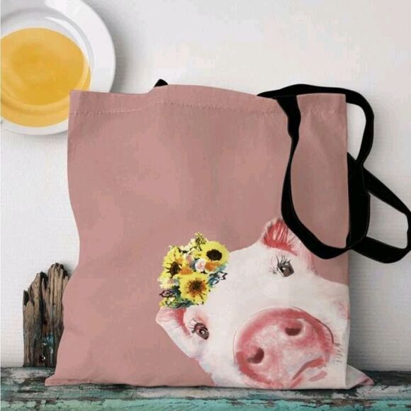 Pig Tote Bag - Picture 4 of 5